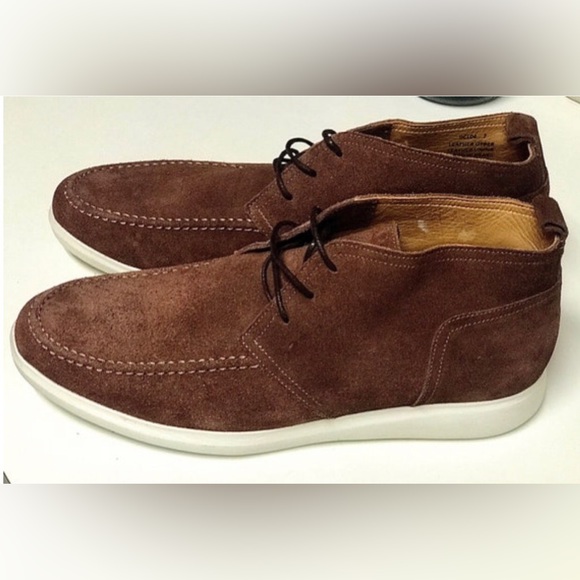 Men's 7 Brown Suede DRIVER CLUB USA Lace Up Chukka Boots - Picture 2 of 10